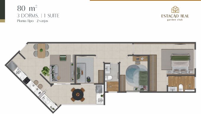 Apartamento à venda no Estação Real, Salto/SP