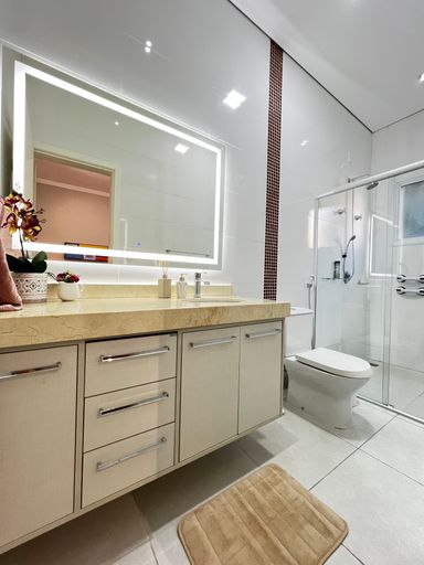 Banheiro Suíte 2 da Casa à venda no Condomínio Helvétia Park, em Indaiatuba-SP