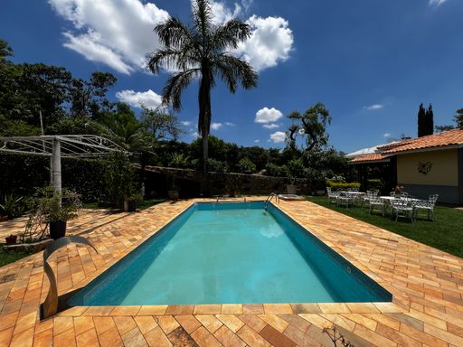Piscina da casa à venda no condomínio Monte Belo, em Salto-SP