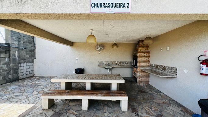 Churrasqueira do Edifício Moutonnée Residence, em Salto/SP