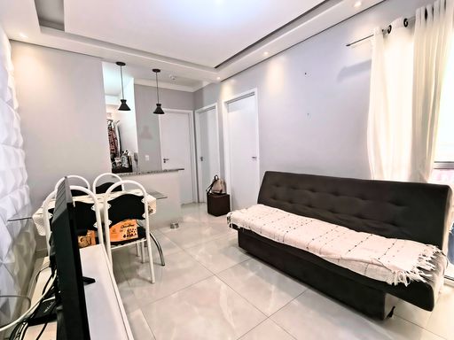 Sala do apartamento à venda no Residencial Galena, em Salto/SP