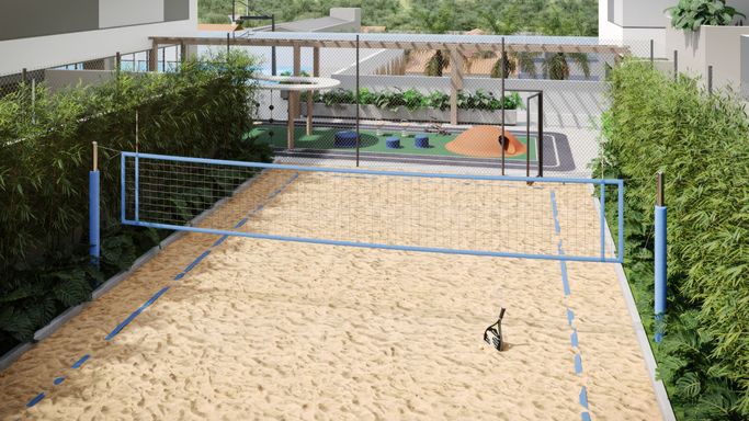 Beach Tennis do Edifício Infinity Salto, em Salto/SP