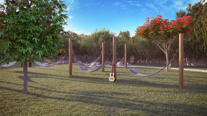 Área comum do Smart City, em Salto-SP