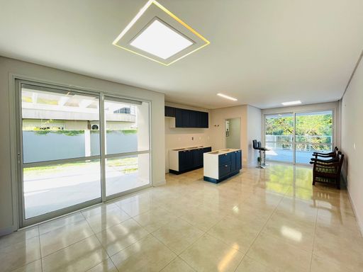 Sala e cozinha integrada