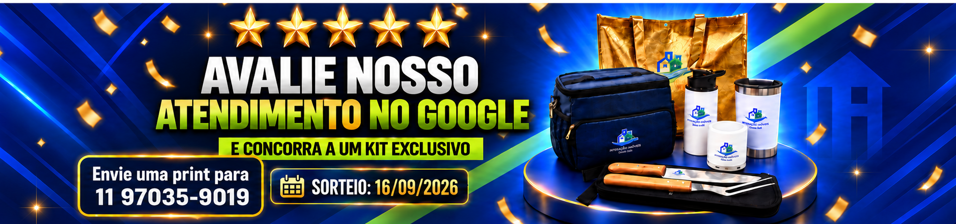 Avalie nosso atendimento no Google