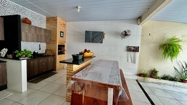 churrasqueira, varanda grande e coberta