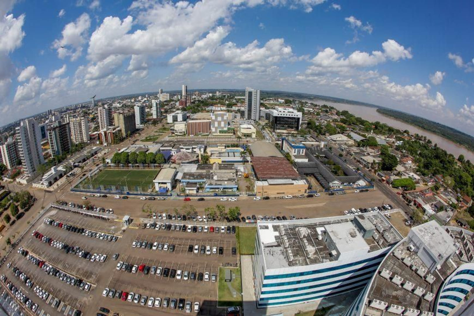 Vista aérea de Porto Velho – atuação da Calisbino em avaliação imobiliária em Rondônia