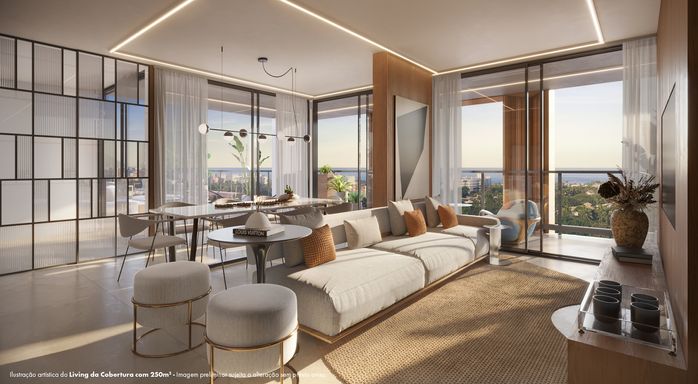 Living Cobertura 250m²