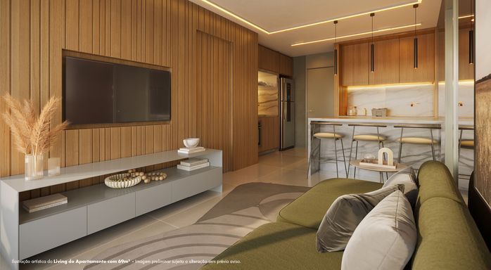 Living Apto 69m²