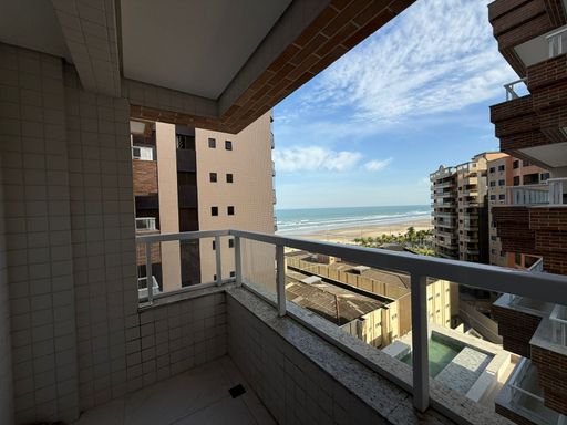 varanda com vista mar privilegiada