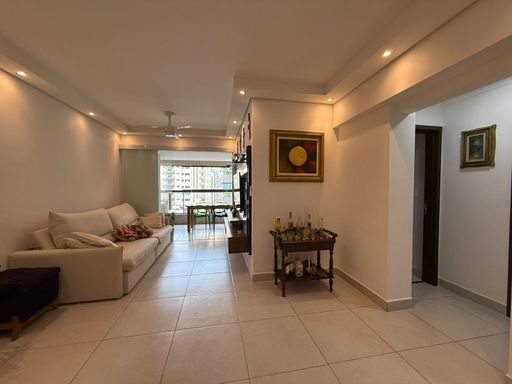 sala ampla 2 ambientes com acesso a varanda gourmet envidraçada e aos dormitórios