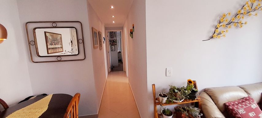 corredor de acesso aos dormitórios