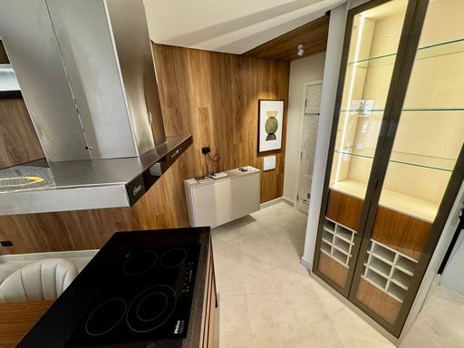 cozinha semi integrada a sala 2 ambientes em alto requinte