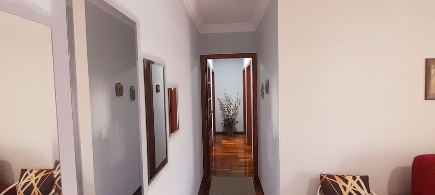 corredor de acesso aos dormitórios