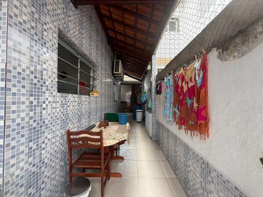 corredor de acesso a área de serviço