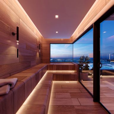 Pespectiva da sauna