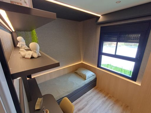 foto do decorado do segundo dormitório