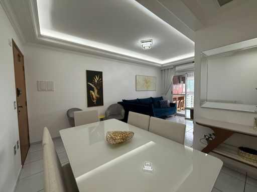 sala ampla 2 ambientes com acesso a varanda gourmet envidraçada