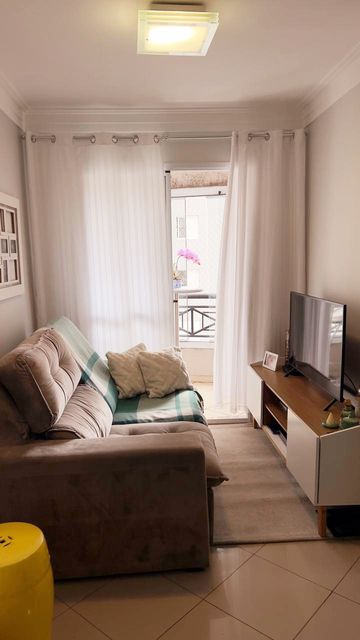 sala ampla 2 ambientes aconchegante com acesso a sacada envidraçada