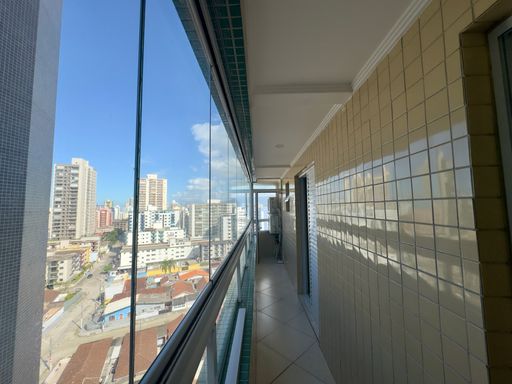 varanda das suítes com área técnica