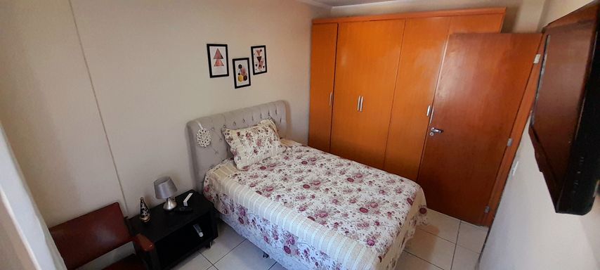 amplo dormitório 1 bem arejado com vista privilegiada