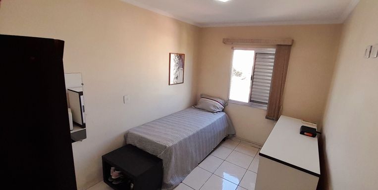 amplo dormitório 2 bem arejado com vista privilegiada