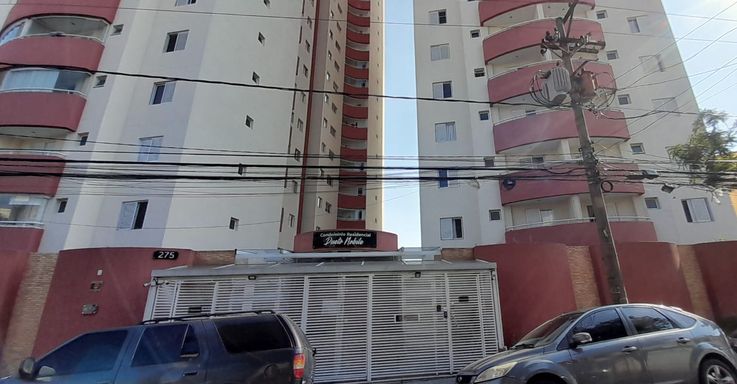 Fachada imponente do Residencial Dueto Nobile