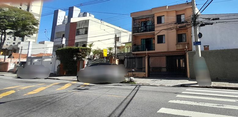 rua e fachada do Residencial Javri