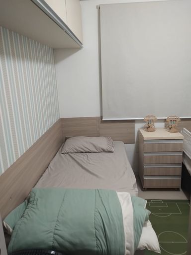 dormitório com armários planejados