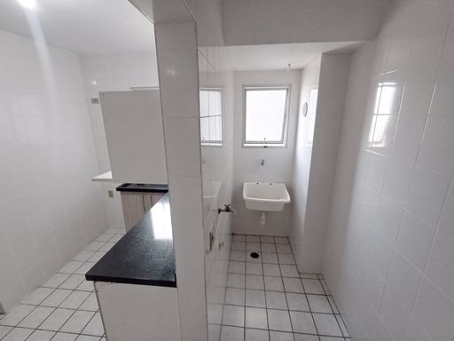 área de serviço ampla e arejada