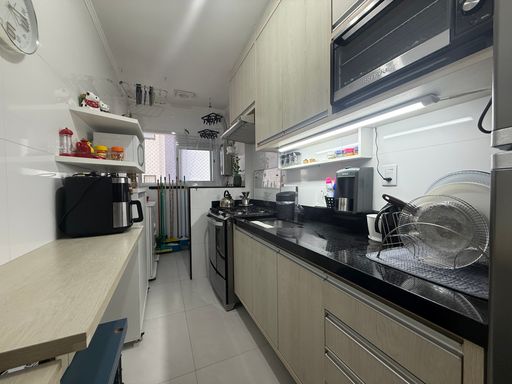 cozinha com planejados
integração lavanderia