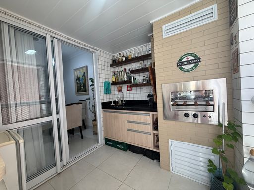 varanda gourmet com churrasqueira a gás