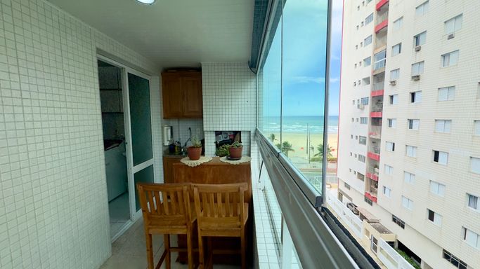 varanda com vista mar