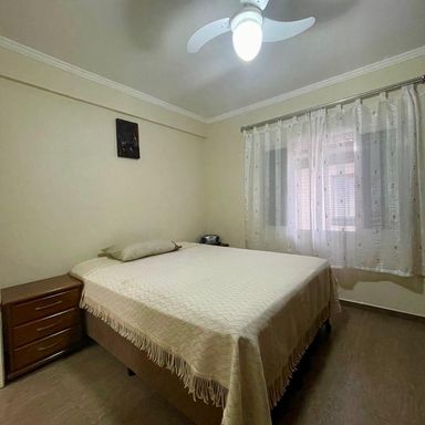 dormitório 1 com ventilador de teto