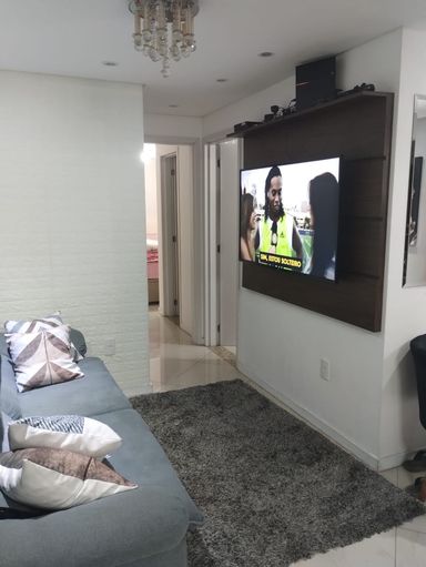 ampla sala 2 ambientes em total requinte