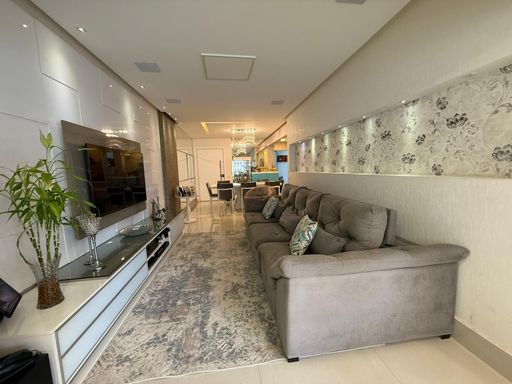 sala ampla 2 ambientes com teto rebaixado e sistema de iluminação impecável