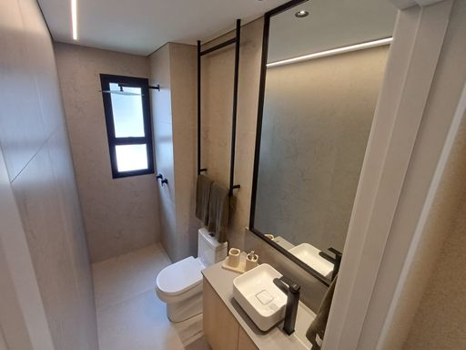 foto do decorado do banheiro social