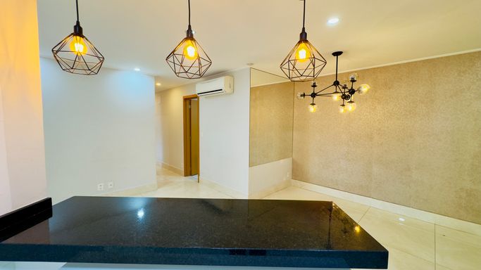 ambientes com iluminação natural e integrados