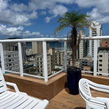 rooftop com vista mar privilegiada e vista livre