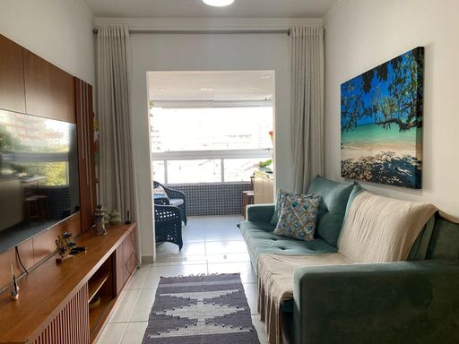 sala ampla 2 ambientes com acesso a varanda gourmet envidraçada