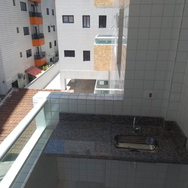 sacada gourmet com pia em granito