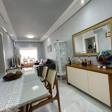 sala ampla 2 ambientes com acesso a varanda gourmet envidraçada