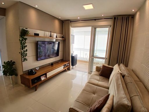 sala com acesso a sacada
