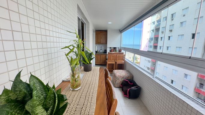 varanda com vista mar