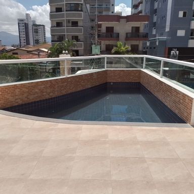 piscina com vista livre