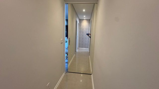 corredor de acesso aos dormitórios