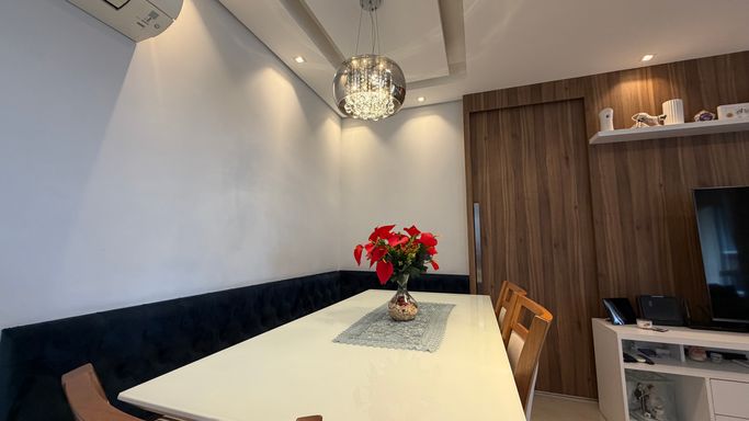 Sala de jantar com canto alemão