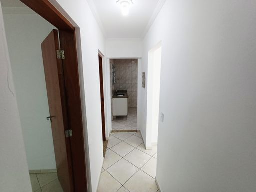 corredor de acesso aos dormitórios
