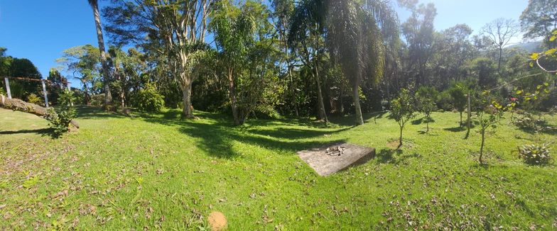 Jardim bem cuidado proporcionando leveza e tranquilidade
