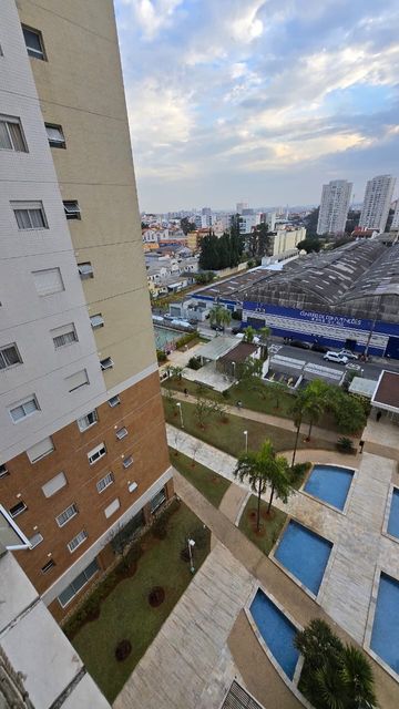 Vista livre da privilegiada da varanda, andar alto
